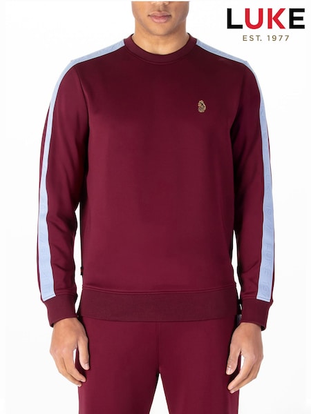 Luke 1977 Red TTTSW Claret Sweatshirt (H47743) | £49
