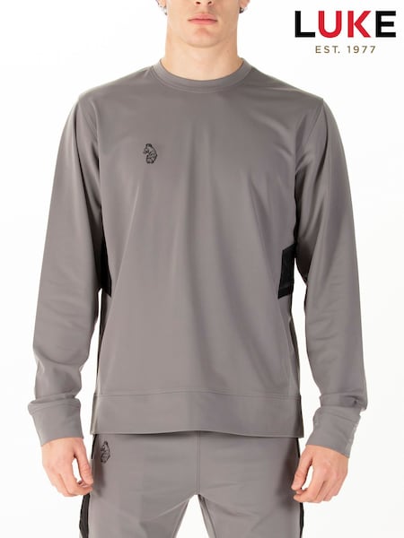 Luke 1977 Bulked 1000 Performance Black Sweatshirt (H47752) | £39