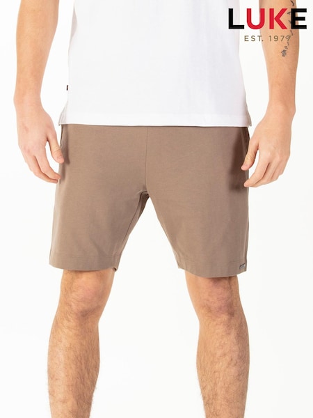 Luke 1977 Bower 100% Cotton Black Shorts (H47757) | £35