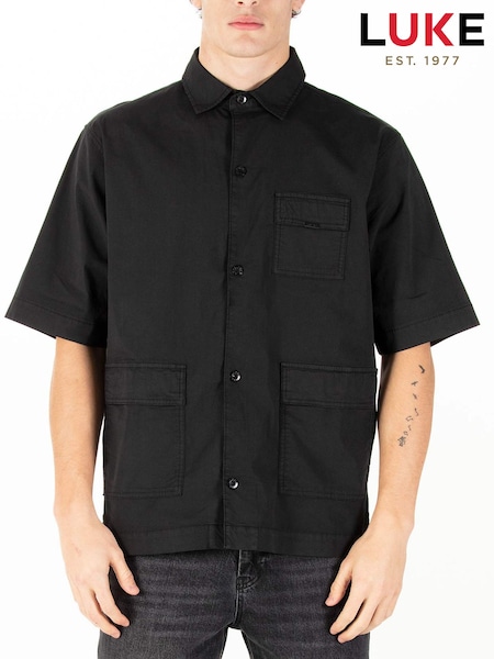 Luke 1977 Yedra Black Shirt (H47766) | £45