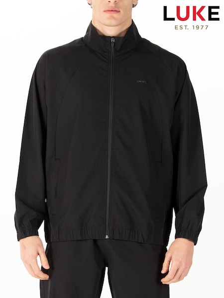 Luke 1977 Moseley Zip Black Sweatshirt (H47770) | £49