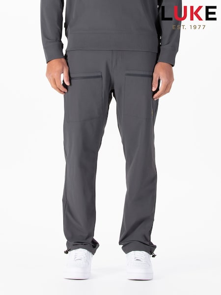Luke 1977 Lithography Cargo Black Trousers (H47771) | £55