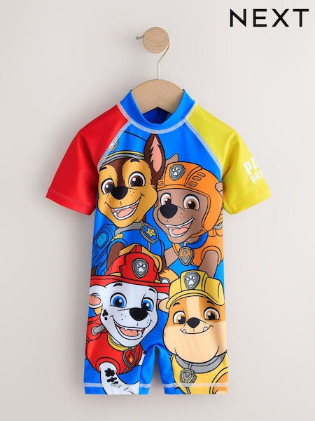 Blue Paw Patrol Sunsafe Swimsuit (3mths-7yrs) (H47787) | £15 - £19