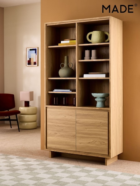 MADE.COM Oak Effect Kaci Shelving Unit (H47911) | £499