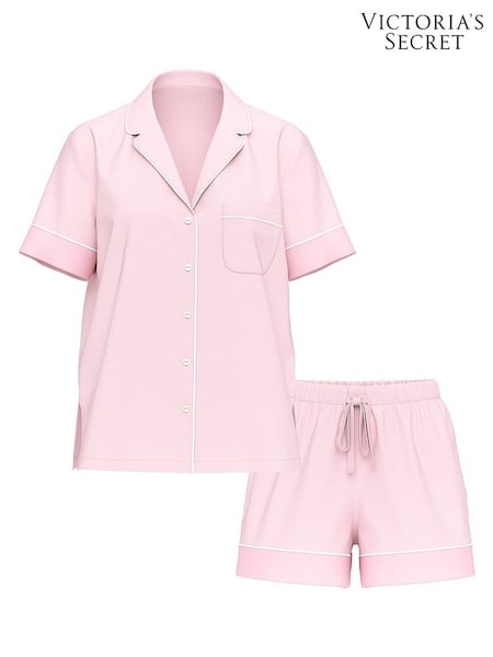 Victoria's Secret Pretty Blossom PInk Cotton Short Pyjamas Set (H48015) | £45