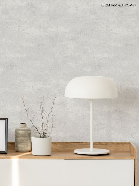 Graham & Brown Cream Boutique Urban Plaster Heavy Weight Vinyl 10M Wallpaper (H48395) | £30