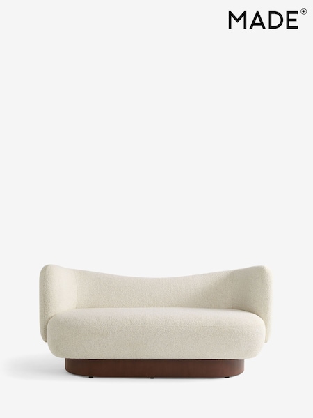 MADE.COM Off White Pax Boucle Novara 2 Seater Sofa (H48645) | £749