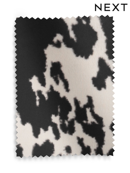Cow Print Alaksa Faux Fur Upholstery Swatch (H48706) | £0