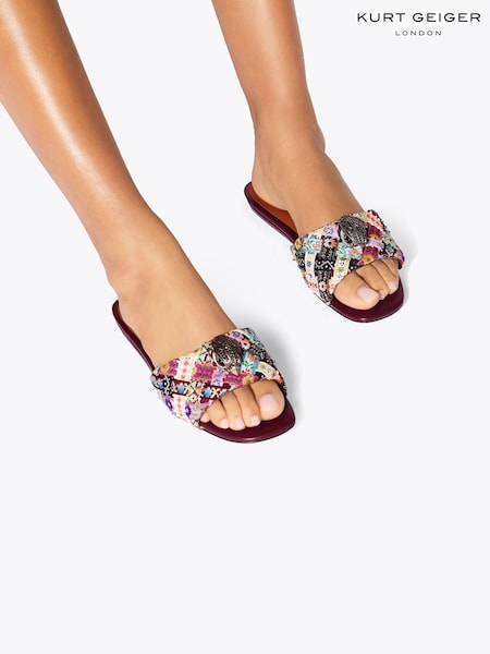 Kurt Geiger London Red Kensington Flat Shoes (H48748) | £139