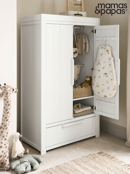 Mamas & Papas White Franklin Wardrobe (H48839) | £575