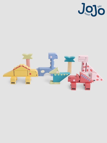 JoJo Maman Bébé Multi Dino Blocks (H48936) | £30