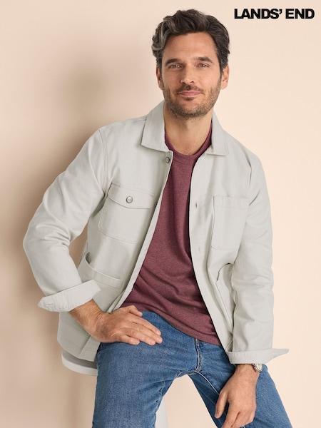 Lands' End Cream Chore jacket (H49230) | £90