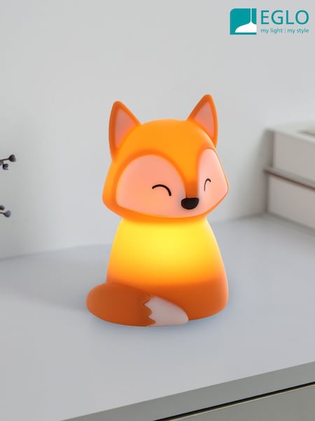 Eglo Orange Kids Castellino Fox Night Light Table Lamp (H49323) | £20