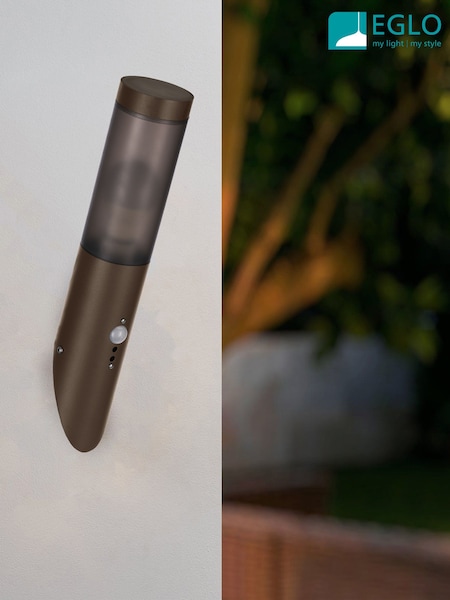 Eglo Auburn HELSINKI Outdoor Wall Light with Sensor (H49334) | £44