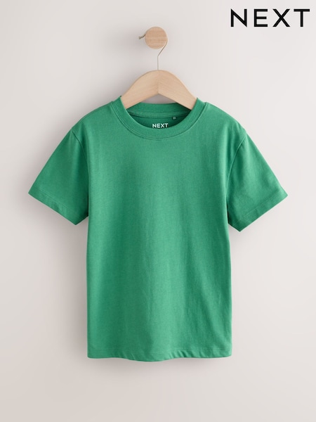 Dark Green Regular Fit Short Sleeve T-Shirt (3-16yrs) (H49602) | £3.50 - £6.50