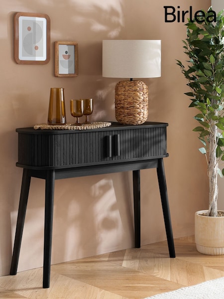 Birlea Black Axel Console Table (H49623) | £0