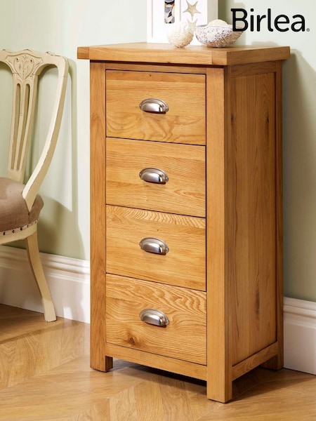 Birlea Brown Woburn 4 + 3 4 Drawer Tall Chest (H49645) | £309