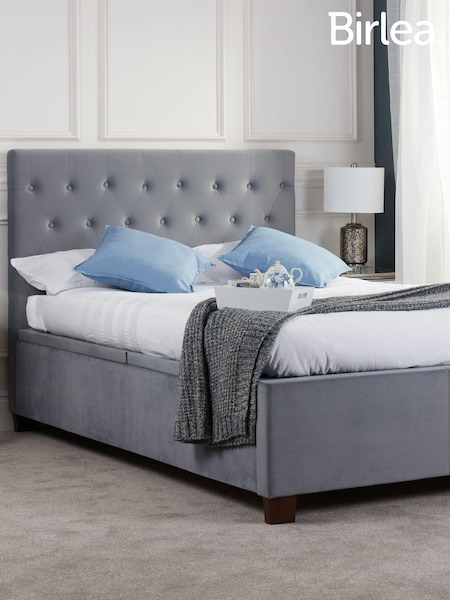 Birlea Grey Cologne End Lift Ottoman Storage Bed (H49671) | £635 - £669
