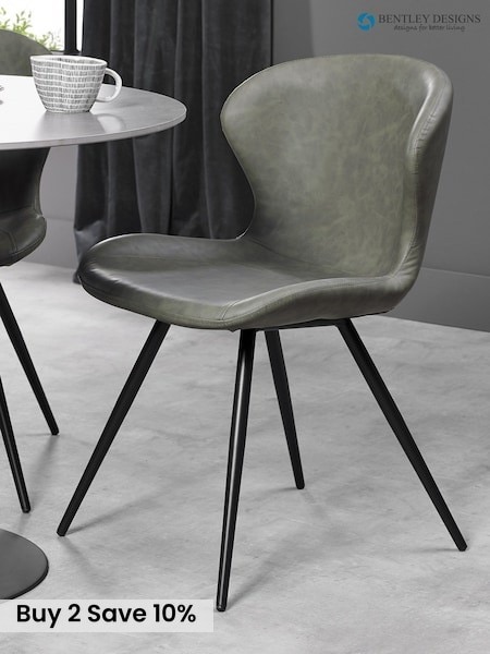 Bentley Designs Set of 2 Olive Arlo Dining Chairs (H49707) | £160