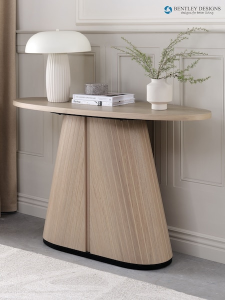 Bentley Designs Scandi Oak Vega Console Table (H49730) | £580