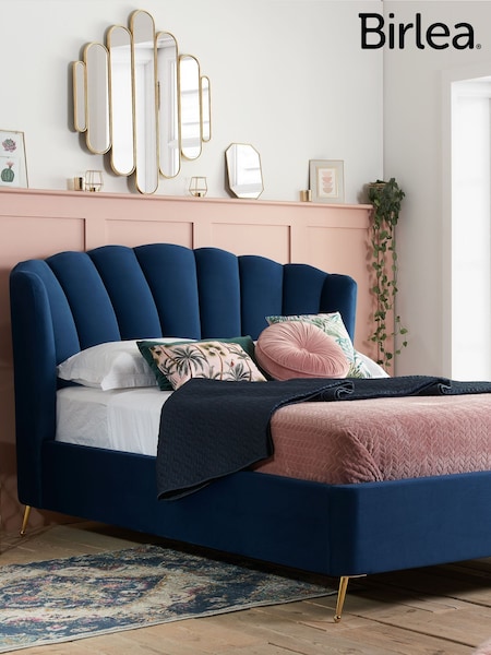 Birlea Blue Lottie End Lift Ottoman Storage Bed (H49770) | £858 - £900