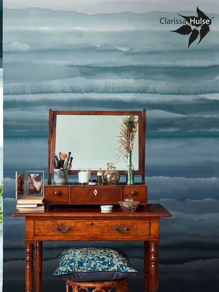 Clarissa Hulse Sapphire Strata Fixed Size Mural 2.5m x 4m (H49824) | £300