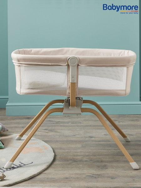 Babymore Cream Air Motion Gliding Crib (H49829) | £140