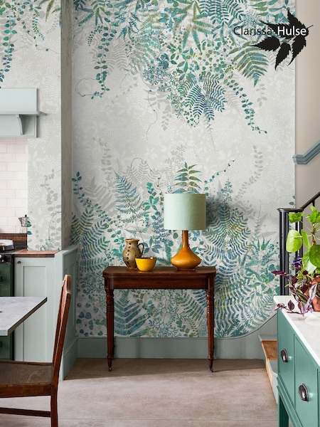 Clarissa Hulse Lagoon Cascading Kaleidoscope Mural 2.5m x 4m (H49832) | £300