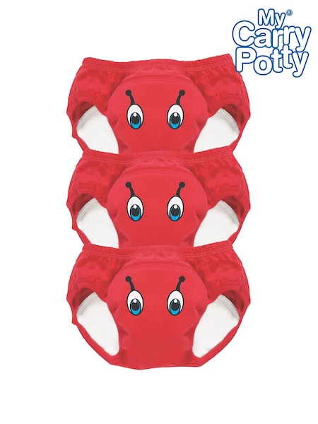 My Carry Potty 3 Pack Red My Little Ladybird Training Pants (H49833) | £19