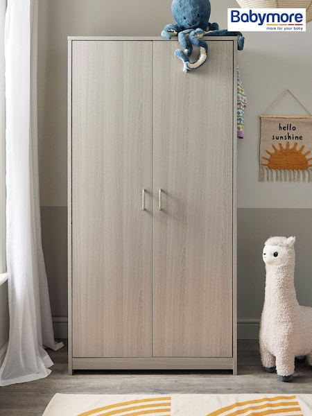 Babymore Grey Wash Caro Wardrobe (H49862) | £300