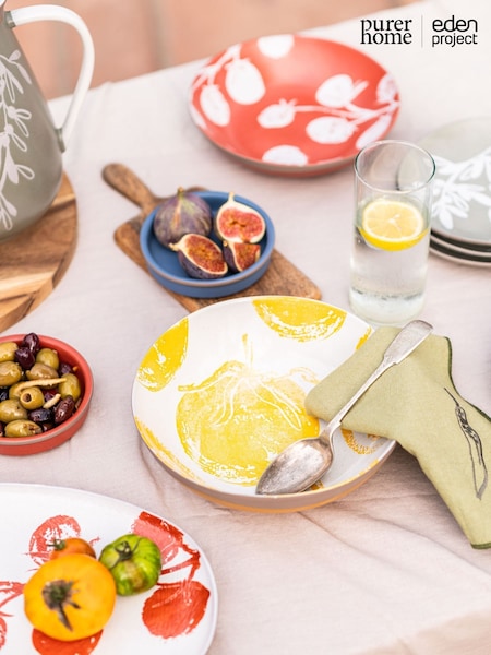Purer Home X Eden Project Yellow Serve Bowl (H49903) | £40