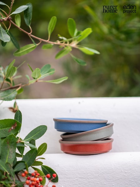 Purer Home X Eden Project Set of 3 Multi Stacking Nibble Bowls (H49923) | £35