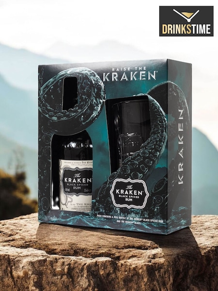 DrinksTime Kraken Spiced Rum Highball Gift Pack (H50018) | £25