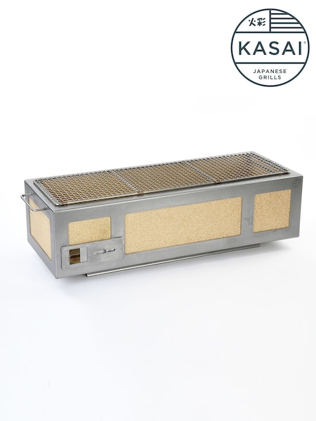 Kasai Grills Silver Long Konro Grill (H50056) | £649