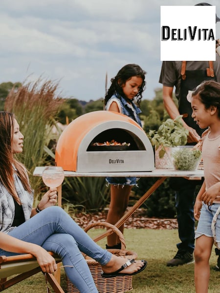 DeliVita Orange Blaze Wood Fired Oven (H50064) | £995
