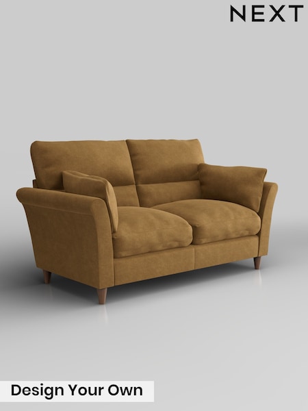 Luxe Chenille/Honey Yellow Hartley Highback Relaxed Sit (H50220) | £1,325