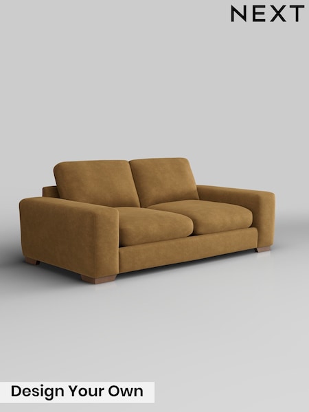 Luxe Chenille/Honey Yellow Houghton Deep Relaxed Sit (H50222) | £1,550