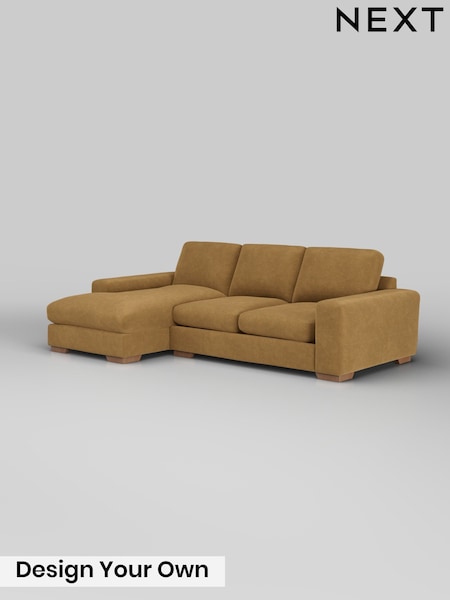 Luxe Chenille/Honey Yellow Houghton Deep Relaxed Sit (H50222) | £2,275