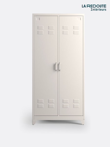 La Redoute Intérieurs Pebble Hiba Industrial 2 Door Metal Storage Cabinet (H50427) | £355