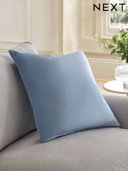 Blue 59 x 59cm Matte Velvet Cushion (H50472) | £16