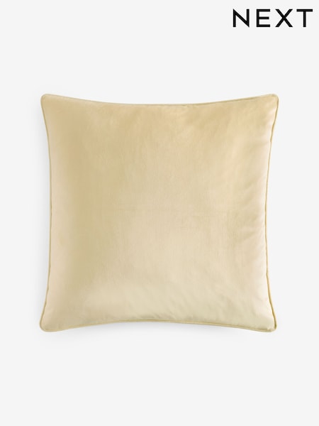 Butter Yellow 59 x 59cm Matte Velvet Cushion (H50475) | £16