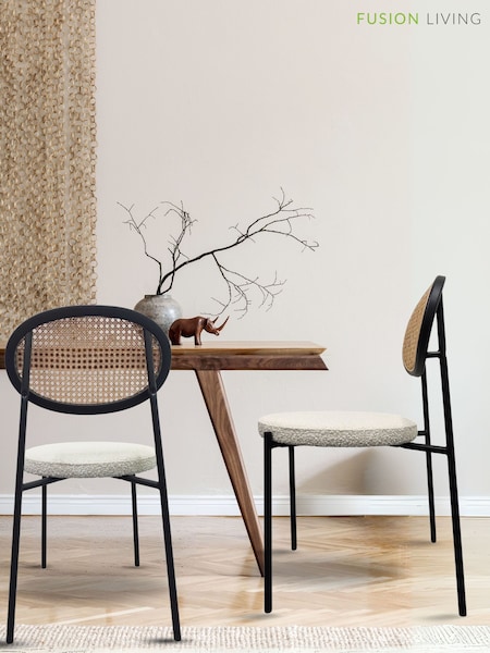 Fusion Living Cream Paris Dining Chair (H50701) | £238