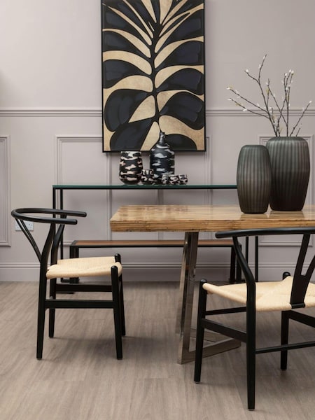 Fusion Living Cream Wishbone Dining Chair (H50710) | £245