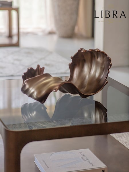 Libra Interiors Bronze Montrose Decorative Scroll Sculpture 50 x 28cm (H50818) | £250