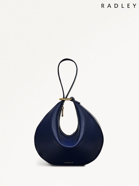 Radley Medium Blue The Harrington Zip-Top Clutch Bag (H51288) | £199