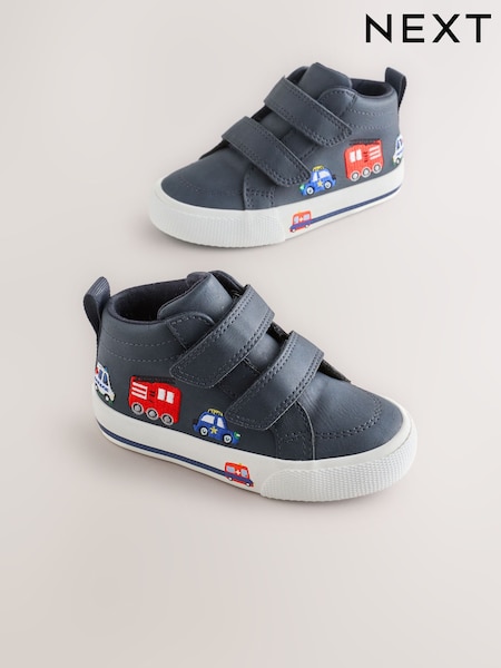 Navy Transport Standard Fit (F) Touch Fastening Boots (H51390) | £20 - £22