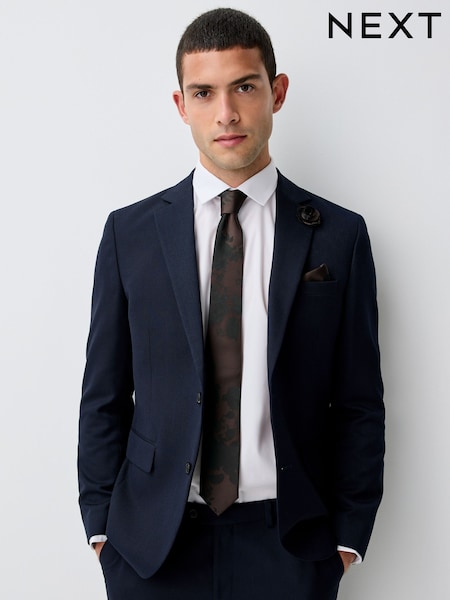 Burgundy Red Tie and Pocket Square Set (H51488) | £18