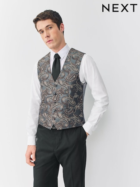 Grey Occasion Waistcoat (H51696) | £50