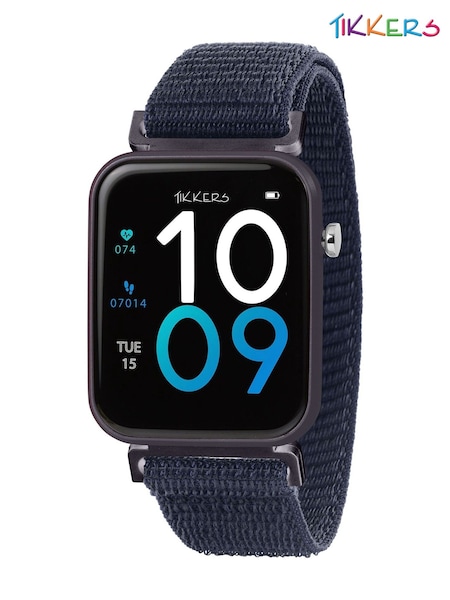 Tikkers Blue Smart Series 13 Riptape Strap Smart Watch (H51701) | £30