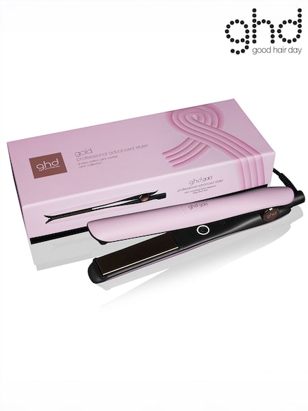 ghd Pink Sorbet Gold Charity Limited Edition Hair Straightener (H51856) | £189